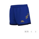 Tipperary Camogie Gaelic Armour Printed Match Shorts Royal/Navy/Amber (Kids/Adults) - Image 6