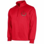 Stanno Redwood NS Crested Half Zip Top - Red  Pre-Order Jun-2025 - Image 2