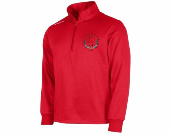 Stanno Redwood NS Crested Half Zip Top - Red  Pre-Order Jun-2025