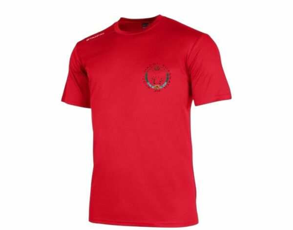 Stanno Redwood NS Crested T-Shirt  Red - Pre-Order Jun-2025