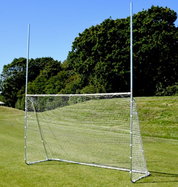 Precision Goal Posts Multi Sport Steel Goal Post with Net 10ft X 6’x3.5ft Goal
