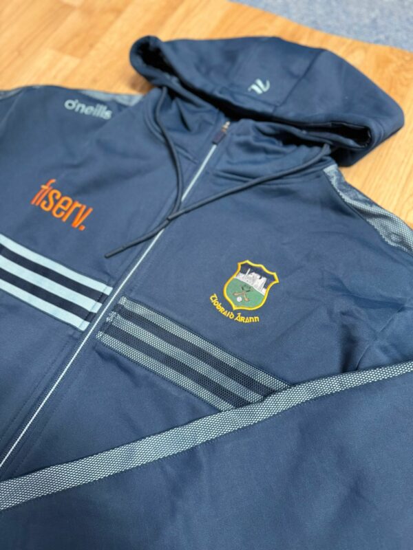 O’Neills Tipperary GAA  Nepal Tech Fleece Full Zip Hoodie Midnight Navy (Kids/Adults)
