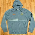 O'Neills Tipperary GAA Fleece Nepal 100 Half Zip Hoodie  Smoke Blue (Kids/Adults) - Image 2