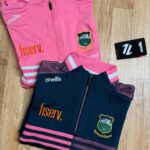 Tipperary GAA O’Neill’s Nepal 184 Brush Half Zip Top Navy/Pink/White (Kids/Adults) - Image 4