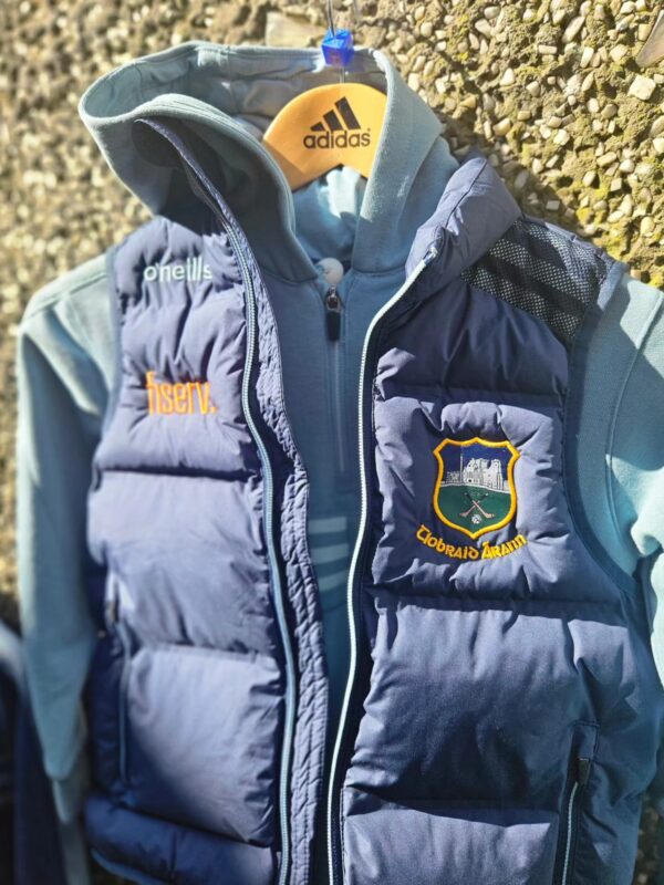 O’Neills Tipperary GAA  Nepal Hooded Padded Gilet Midnight Navy (Kids/Adults)