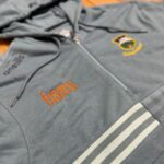 O'Neills Tipperary GAA Fleece Nepal 100 Half Zip Hoodie  Smoke Blue (Kids/Adults) - Image 3