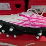 Puma Attacanto II FG Football Boots White/Pink (Kids) - Image 4