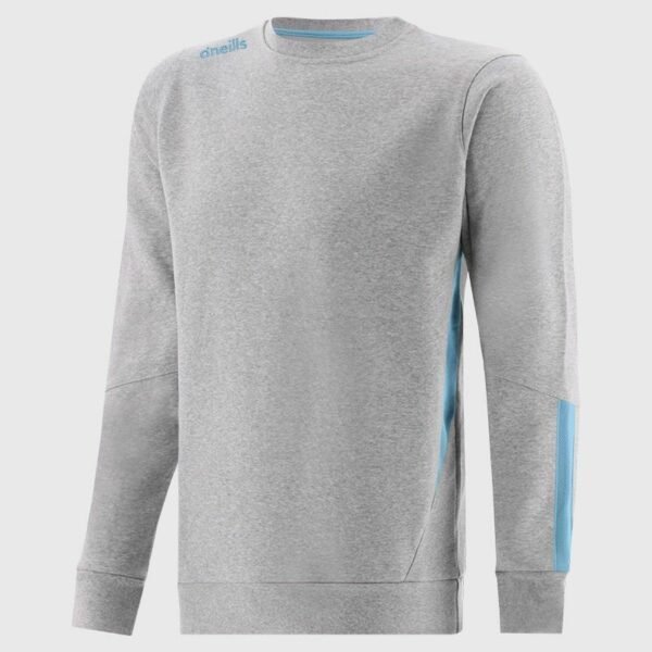 O'Neills Nenagh Éire Óg GAA Jenson Crew Neck Fleece Sweatshirt Grey/Sky