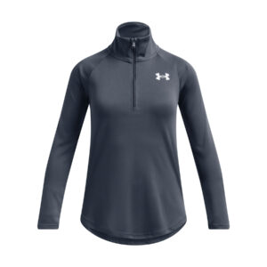 Under Armer UA Tech™ Half Zip Training Top  Downpour Grey (Girls)