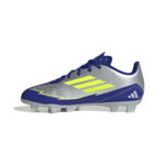 adidas F50 Club Messi Firm/Multi-Ground Boots Blue/Silver/Yellow (Kid's) - Image 4