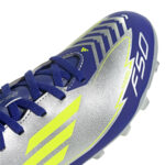 adidas F50 Club Messi Firm/Multi-Ground Boots Blue/Silver/Yellow (Kid's) - Image 5