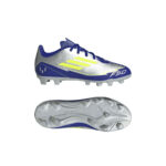 adidas F50 Club Messi Firm/Multi-Ground Boots Blue/Silver/Yellow (Kid's) - Image 8