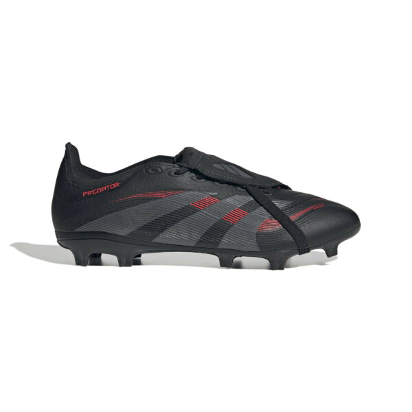 adidas Predator League Fold-Over Tongue Firm/Multi-Ground Boots Black Red (Adults)