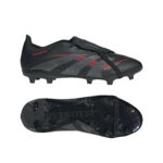 adidas Predator League Fold-Over Tongue Firm/Multi-Ground Boots Black Red (Adults) - Image 7