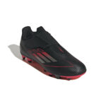 adidas F50 CLUB Junior Velcro FG/MG Football Boot Black/Red (Kid's) - Image 6