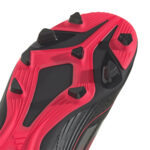 adidas F50 CLUB Junior Velcro FG/MG Football Boot Black/Red (Kid's) - Image 7