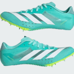 Adizero Sprintstar Running Spike Shoes Aqua (Adults) - Image 4