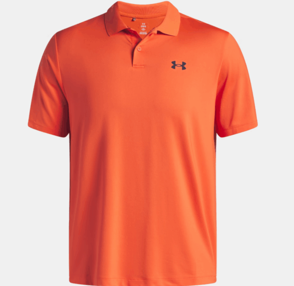 Under Armour UA Matchplay Polo Shirt Fire Orange (Men's)