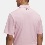 Under Armour UA Matchplay Polo Shirt Prime Pink / Midnight Navy  (Men's) - Image 2