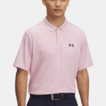 Under Armour UA Matchplay Polo Shirt Prime Pink / Midnight Navy  (Men's) - Image 3