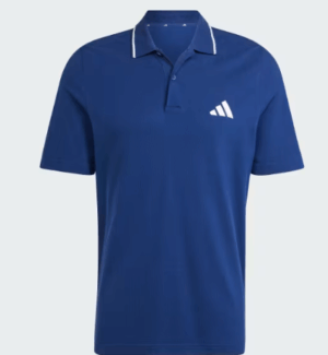 adidas Pique Polo Dark Blue / White (Men's)