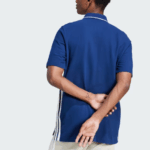 adidas Pique Polo Dark Blue / White (Men's) - Image 2