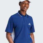 adidas Pique Polo Dark Blue / White (Men's) - Image 3