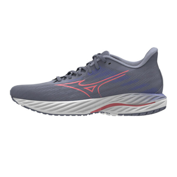 Mizuno Wave Inspire 21 Running Shoe Blue Granite/Striking Coral/Iris Bloom (Women')