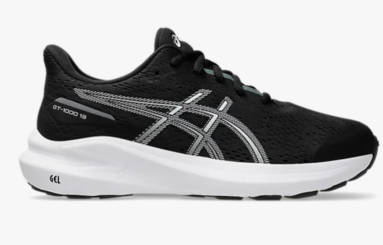Asics GT-1000 13 GS Running Shoe Black/White (Kids) - Image 7