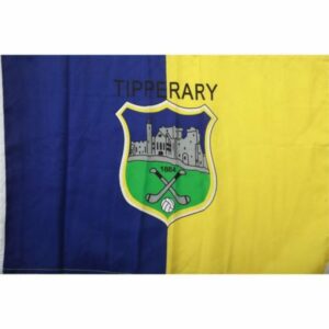 Tipperary GAA Flag 12inch x18inch  with stick