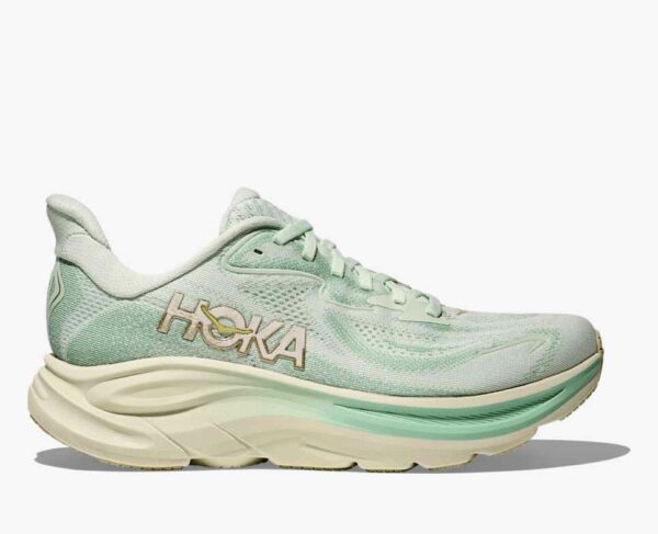 Hoka  CLIFTON 10 Running Shoe  Sea Glass / Jadeite (Women's)