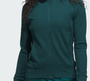 adidas Ultimate 365 Textured Golf Jacket Aurora Ivy Green (Women’s)
