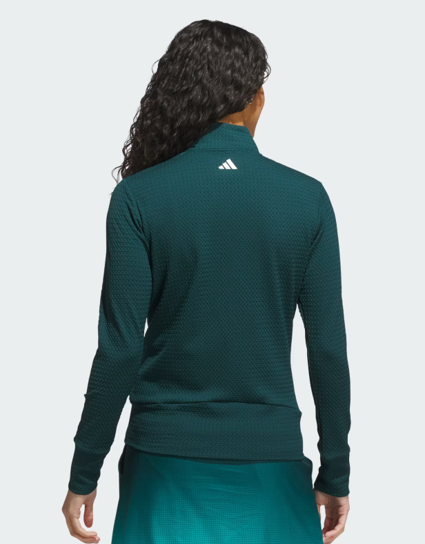 adidas Ultimate 365 Textured Golf Jacket Aurora Ivy Green (Women’s) - Image 5