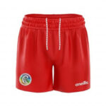 O’Neills Printed Camogie Shorts Crested Red - Image 3