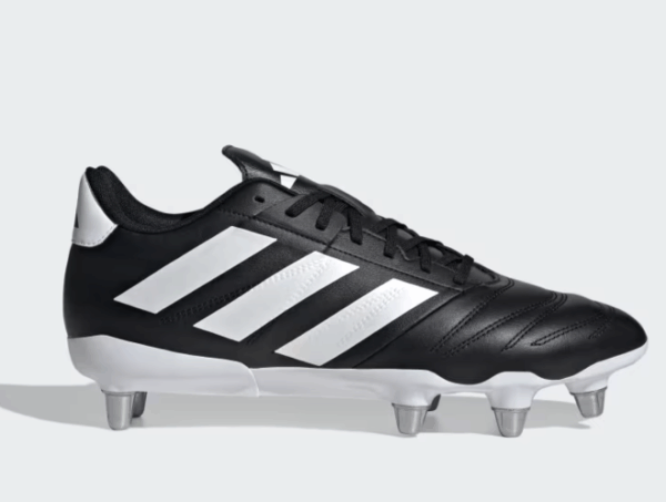 adidas Kakari Elite Soft Ground Rugby Boots / Football Boot Black/White (Adults)