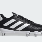 adidas Kakari Elite Soft Ground Rugby Boots / Football Boot Black/White (Adults) - Image 6