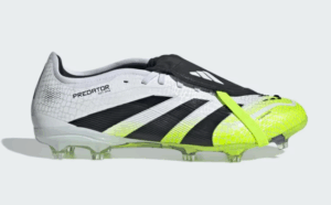 adidas Predator Pro Fold-Over Tongue Firm Ground Football Boots Cloud White / Core Black / Lucid Lemon (Adults)