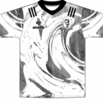 O'Neills Kilruane MacDonagh's GAA Training Jersey White/Black (Kids / Adults) - Image 3