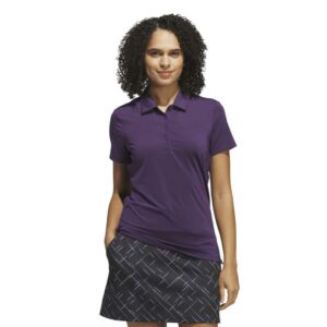 Adidas Ultimate Golf SLD Golf Polo | Aurora Purple  (Women's)