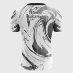 O'Neills Kilruane MacDonagh's GAA Training Jersey White/Black (Kids / Adults) - Image 7