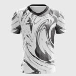 O'Neills Kilruane MacDonagh's GAA Training Jersey White/Black (Kids / Adults) - Image 6