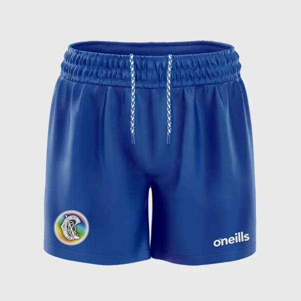 O'Neills Printed Camogie Shorts Crested Royal Blue