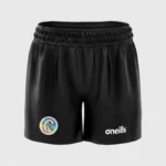 O’Neills Printed Camogie Shorts Crested Black - Image 2