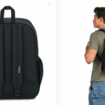 Jansport Cross Town Plus School Bag Back Pack 26L BLACK - Image 2