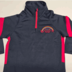Rainbow Pre School Half Zip Top Navy Red - Image 4