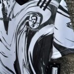 O'Neills Kilruane MacDonagh's GAA Training Jersey White/Black (Kids / Adults) - Image 4