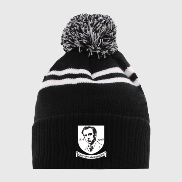  Kilruane MacDonagh's GAA Canyon Bobble Hat Black White