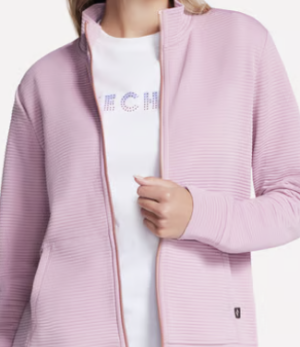 W SKECHERS GOWALK HOODLESS FZ-PINK