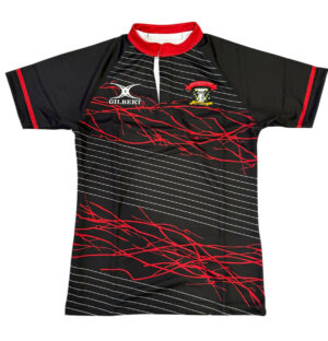 Gilbert Nenagh Ormond Rugby  Leisure Jersey  Black/Red/White (Kids/Adults)