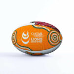 GILBERT British and Irish Lions Supporters size 5  Rugby Ball - Image 2